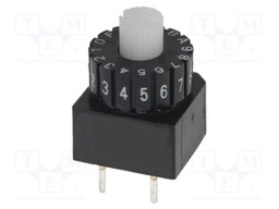 Encoding switch; HEX/BCD; Pos: 16; THT; Rcont max: 200mΩ; 2.45Ncm