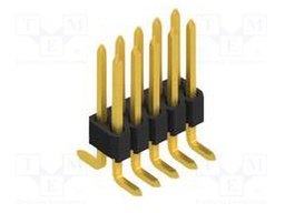 Connector: pin strips; pin header; male; PIN: 10; 1.27mm; SMT; 2x5