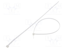 Cable tie; L: 370mm; W: 4.8mm; polyamide; 333N; natural; Ømax: 102mm