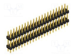 Connector: pin strips; pin header; male; PIN: 42; 2mm; THT; 2x21