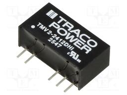 Converter: DC/DC; 2W; Uin: 21.6÷26.4V; Uout: 12VDC; Uout2: -12VDC