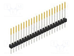 Connector: pin strips; pin header; male; PIN: 22; 2.54mm; THT; 1x22