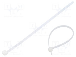 Cable tie; multi use; L: 200mm; W: 4.6mm; polyamide; 216N; natural