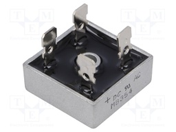 Single-phase bridge rectifier; Urmax: 400V; If: 35A; Ifsm: 400A