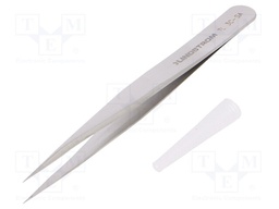 Tweezers; 110mm; for precision works; Blades: straight