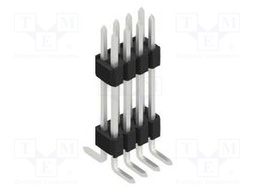 Connector: pin strips; pin header; male; PIN: 8; 1.27mm; SMT; 2x4