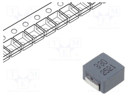 Inductor: wire; SMD; 33uH; ±20%; 8.8x8.4x4.8mm