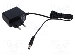 Power supply: switching; mains,plug-in; 15VDC; 1A; 15W; 84%