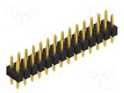 Connector: pin strips; pin header; male; PIN: 28; 2.54mm; THT; 2x14