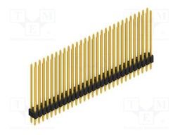 Connector: pin strips; pin header; male; PIN: 58; 1.27mm; THT; 2x29