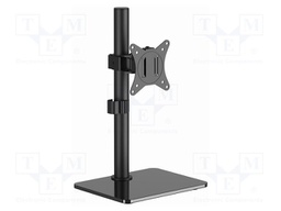 Stand; 9kg; 17÷32"; black; Standard: 75x75mm,100x100mm; monitor x1