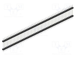Connector: pin strips; pin header; male; PIN: 50; 2mm; THT; 1x50