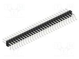 Connector: pin strips; pin header; male; PIN: 58; 2.54mm; SMT,THT