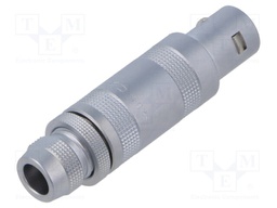 Connector: circular; Series: 1S; plug; male; soldering; for cable
