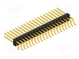 Connector: pin strips; pin header; male; PIN: 40; 2.54mm; SMT,THT