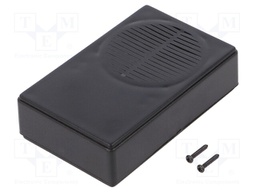 Enclosure: specialist; X: 55mm; Y: 89mm; Z: 23mm; ABS; black