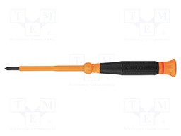 Screwdriver: insulated; precision; Phillips; PH0