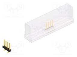 Connector: pin strips; pin header; male; PIN: 4; 2mm; SMT; 1x4; 100V