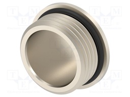Stopper; brass; IP68; Entrelec; Gland: M20; 8mm; Thread: metric