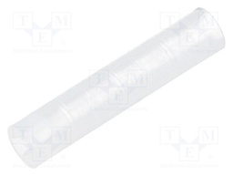 Spacer sleeve; LED; Øout: 4mm; ØLED: 3mm; L: 19.5mm; natural; UL94V-2