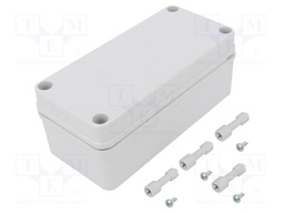 Enclosure: multipurpose; X: 80mm; Y: 170mm; Z: 65mm; PICCOLO; grey