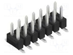 Connector: pin strips; pin header; male; PIN: 14; 2.54mm; SMT; 2x7