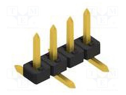 Connector: pin strips; pin header; male; PIN: 4; 2mm; SMT; 1x4; 100V