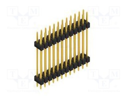 Connector: pin strips; pin header; male; PIN: 24; 2.54mm; THT; 2x12