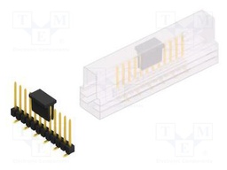 Connector: pin strips; pin header; male; PIN: 12; 2.54mm; SMT; 1x12