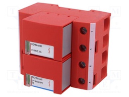 Surge arrestor; Type 1+2; In 8/20us: 25kA; for DIN rail mounting