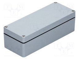 Enclosure: multipurpose; X: 75mm; Y: 190mm; Z: 55mm; polyester; grey