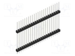 Connector: pin strips; pin header; male; PIN: 23; 2.54mm; THT; 1x23
