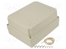 Enclosure: multipurpose; X: 146mm; Y: 186mm; Z: 90mm; Ritec; ABS; IP65