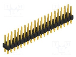Connector: pin strips; pin header; male; PIN: 40; 2.54mm; THT; 2x20