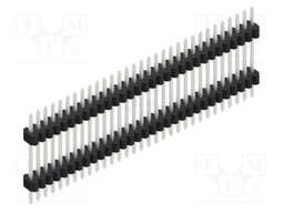 Connector: pin strips; pin header; male; PIN: 31; 1.27mm; THT; 1x31