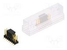 Connector: pin strips; pin header; male; PIN: 16; 2.54mm; SMT; 2x8