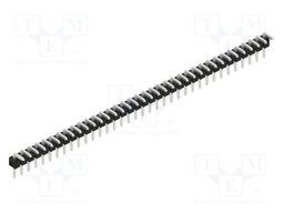 Connector: pin strips; pin header; male; PIN: 36; 2.54mm; THT; 1x36