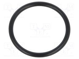 O-ring gasket; NBR; D: 2mm; Øint: 22mm; black; -30÷100°C