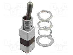 Switch: toggle; Pos: 2; DPDT; (ON)-ON; 5A/125VAC; 5A/30VDC; -65÷71°C