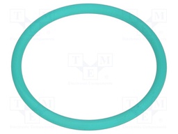 O-ring gasket; FPM; D: 2mm; Øint: 26mm; PG21; green; -40÷200°C