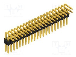 Connector: pin strips; pin header; male; PIN: 42; 1.27mm; THT; 2x21