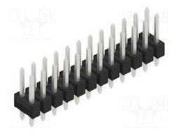 Connector: pin strips; pin header; male; PIN: 24; 2.54mm; THT; 2x12