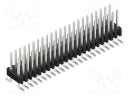 Connector: pin strips; pin header; male; PIN: 46; 1.27mm; SMT; 2x23