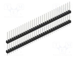 Connector: pin strips; pin header; male; PIN: 33; 2.54mm; THT; 1x33