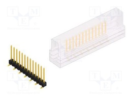 Connector: pin strips; pin header; male; PIN: 13; 2.54mm; SMT; 1x13