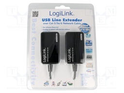 Repeater USB; USB 1.1,USB 2.0; 0.3m; 480Mbps