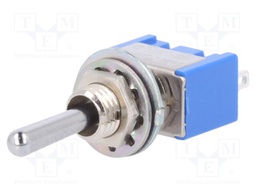 Switch: toggle; Pos: 3; SP3T; ON-OFF-(ON); 6A/125VAC; -10÷55°C; 1kV