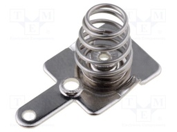 Spring contact; Mounting: soldered; Size: AAA,N,R3; Batt.no: 1