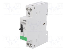 Contactor: 1-pole installation; NO; 24VAC; 24VDC; 20A; DIN; IKD-R