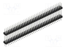 Connector: pin strips; pin header; male; PIN: 72; 2.54mm; SMT; 2x36